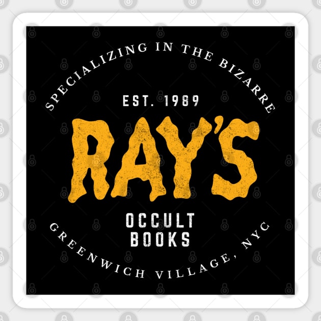 Ray's Occult Books - Est. 1989 Sticker by BodinStreet